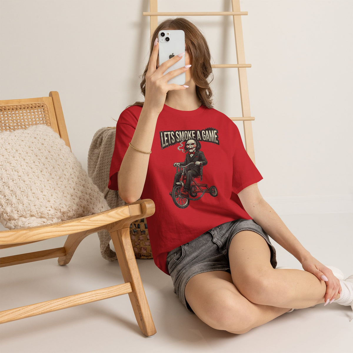 Vert Jigsaw Smoker Vintage Style Unisex Cotton Graphic T-Shirt