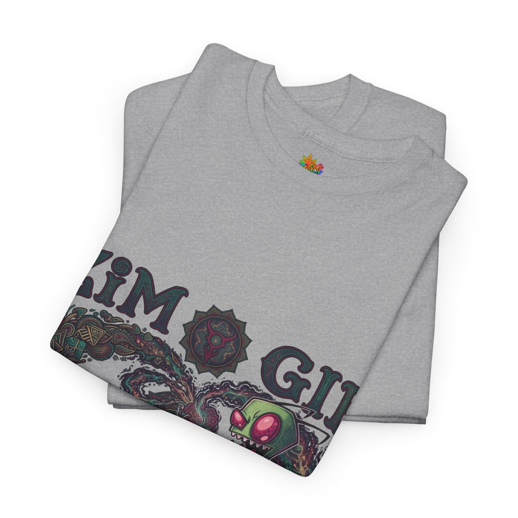 Vert Invader Zim Psychedelic Vintage Style Unisex Cotton Graphic T-Shirt