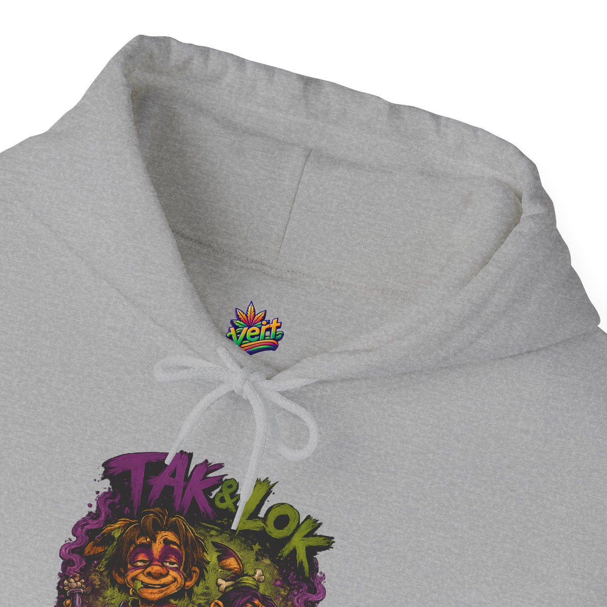 Vert Tak & Lok Vintage Style Unisex Graphic Hoodie
