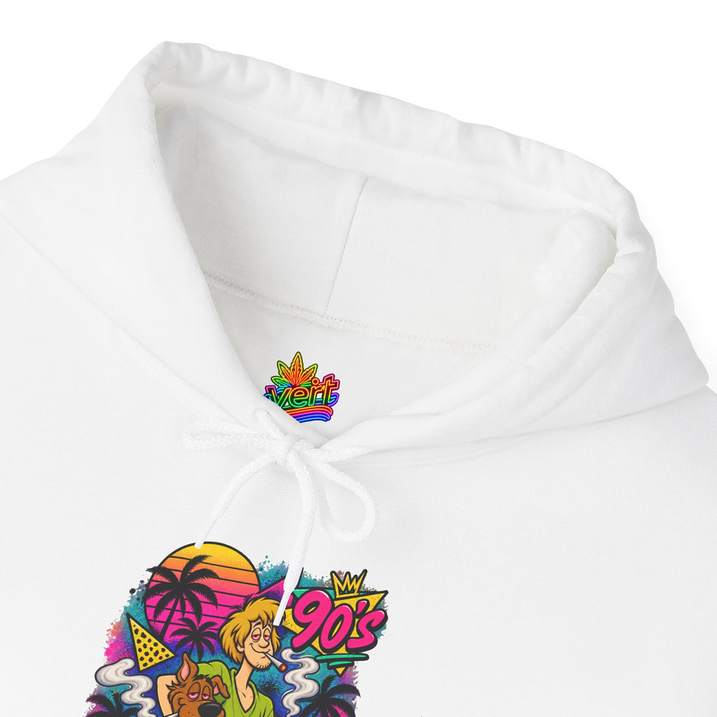 Vert Shaggy & Scooby Smoker Vintage Style Unisex Graphic Hoodie