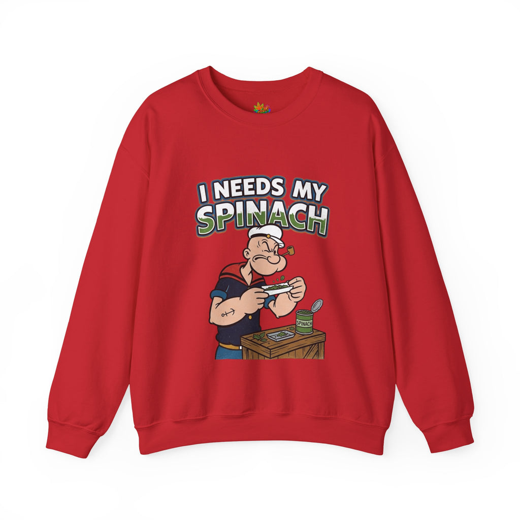 Vert Popeyes Vintage Style Unisex Graphic Crewneck Sweatshirt