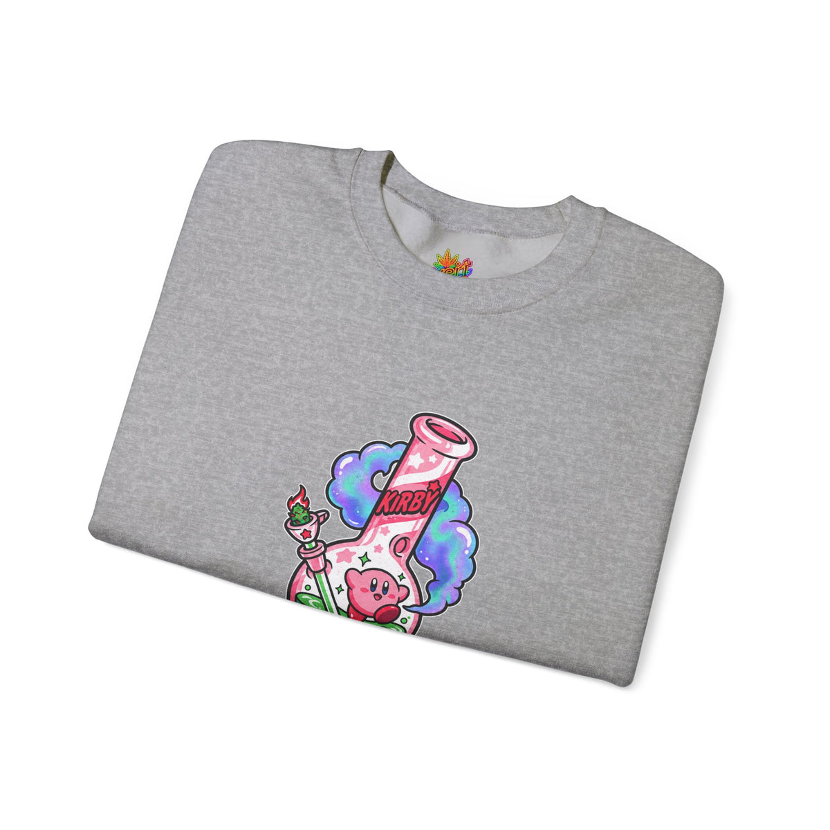 Vert Kirby Bong Vintage Style Unisex Graphic Crewneck Sweatshirt