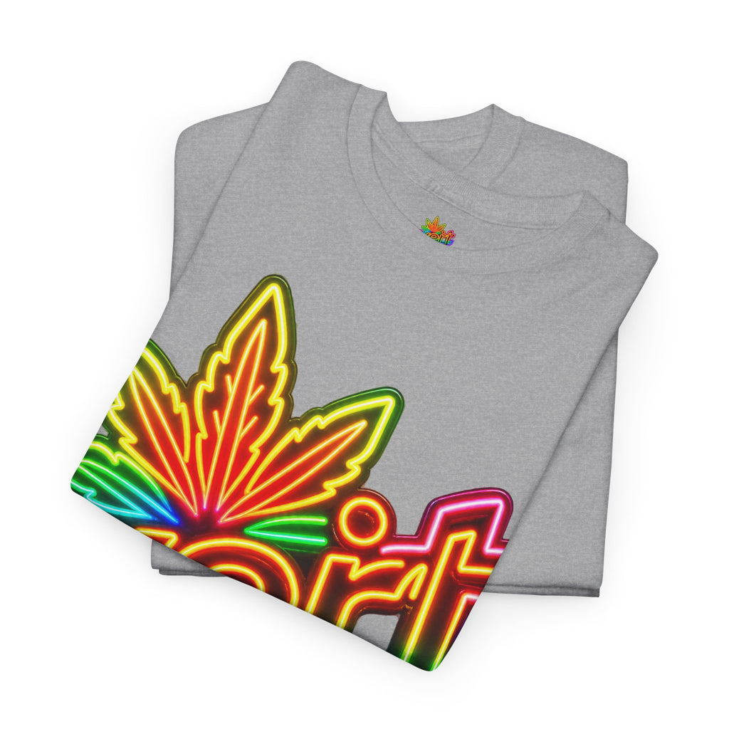 Vert Neon Logo Vintage Style Unisex Cotton Graphic T-Shirt