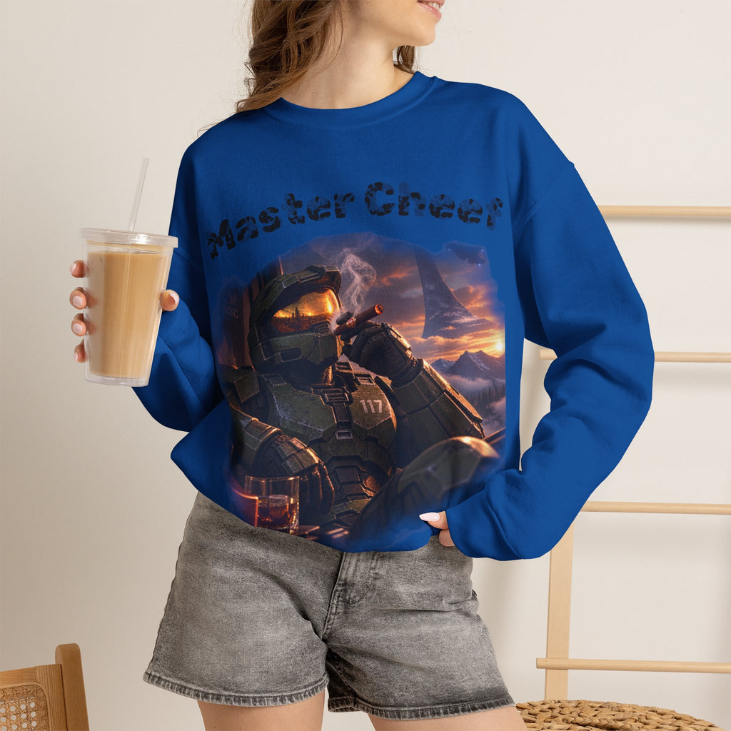 Vert Master Cheef Vintage Style Unisex Graphic Crewneck Sweatshirt