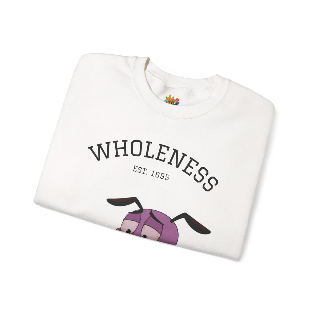 Vert Courage The Cowardly Dog Smoker Unisex Graphic Crewneck Sweatshirt