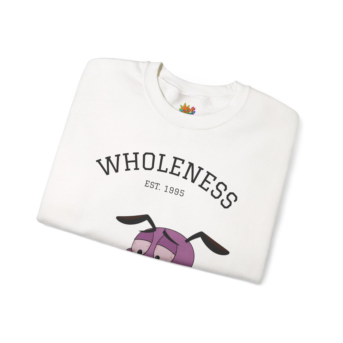 Vert Courage The Cowardly Dog Smoker Unisex Graphic Crewneck Sweatshirt