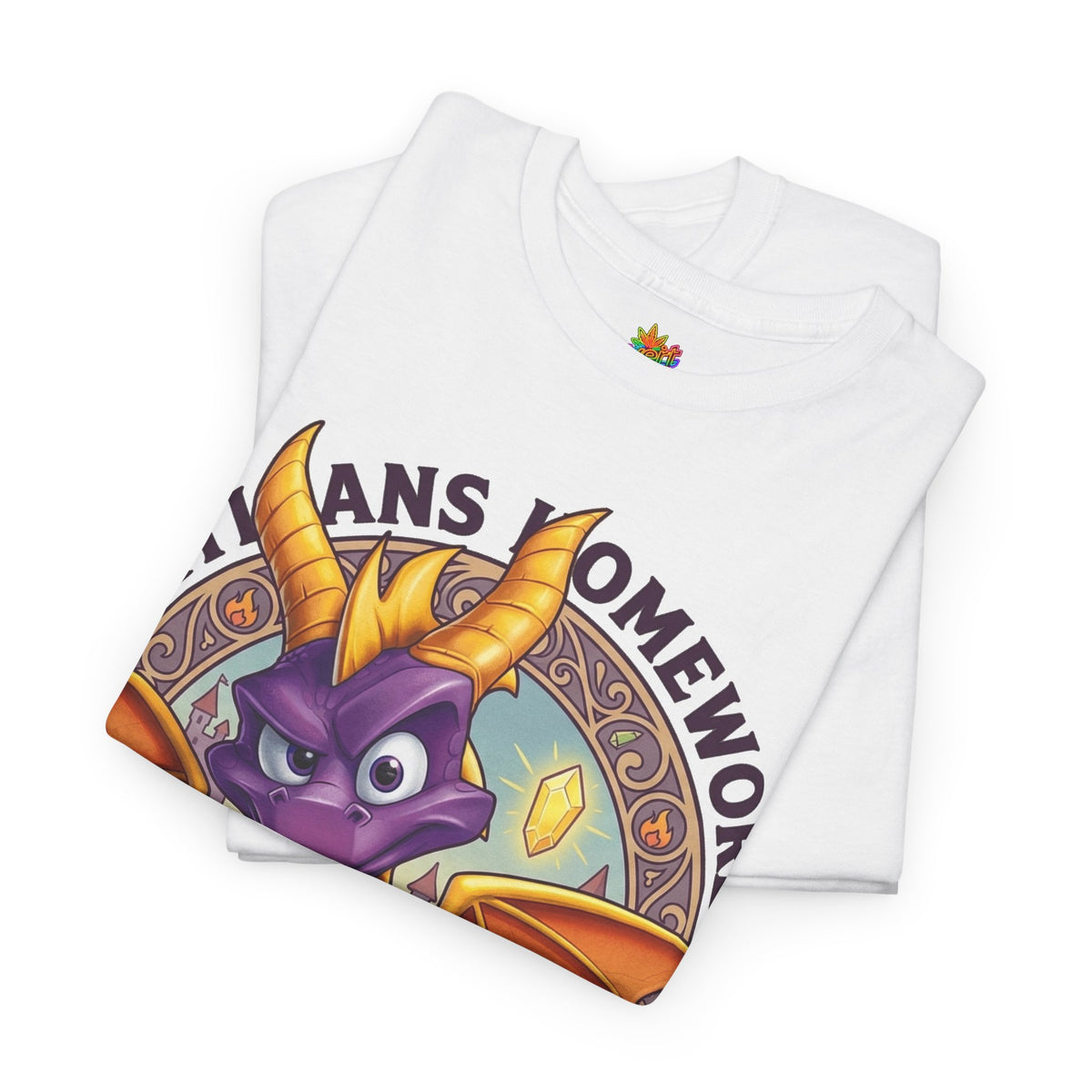 Vert Spyro Vintage Style Unisex Cotton Graphic T-Shirt