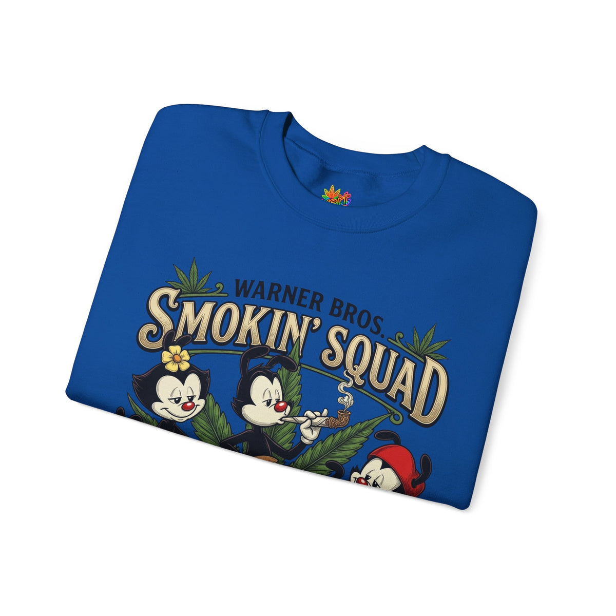 Vert Animaniacs Smoker Vintage Style Unisex Graphic Crewneck Sweatshirt
