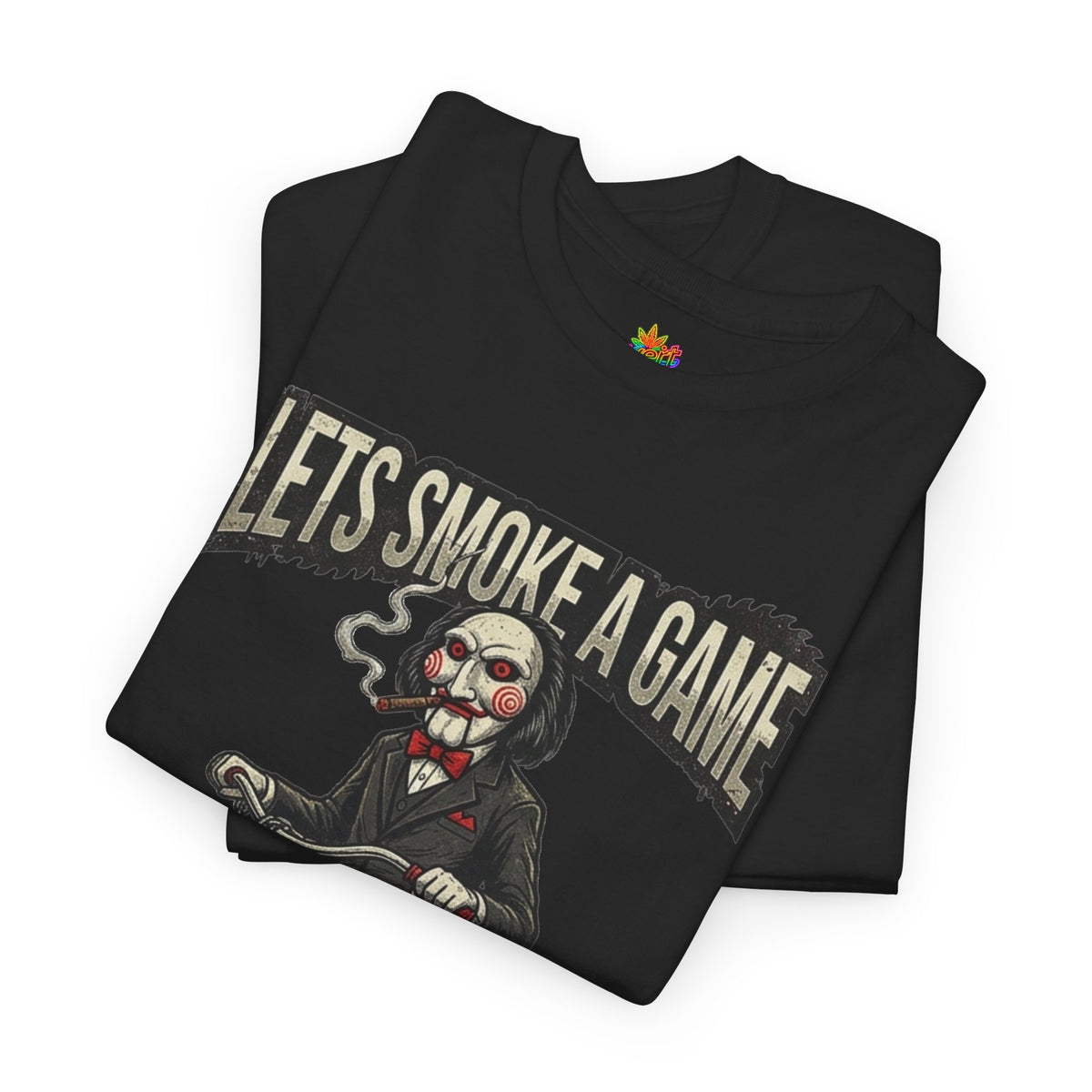 Vert Jigsaw Smoker Vintage Style Unisex Cotton Graphic T-Shirt