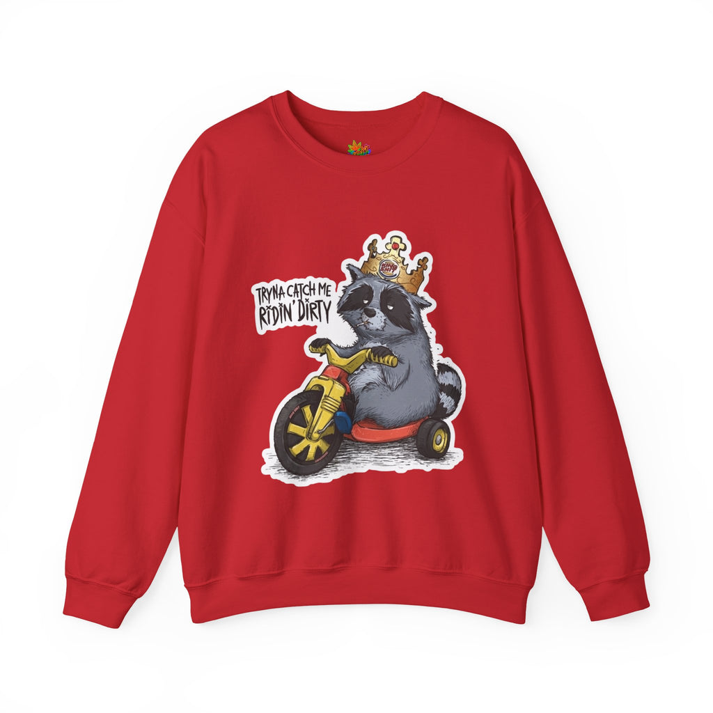 Vert Burger King Parody Vintage Style Unisex Graphic Crewneck Sweatshirt