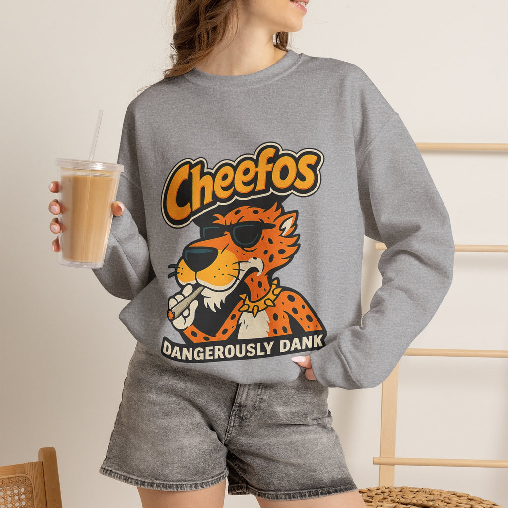 Vert Cheefos Vintage Style Unisex Crewneck Graphic Sweatshirt