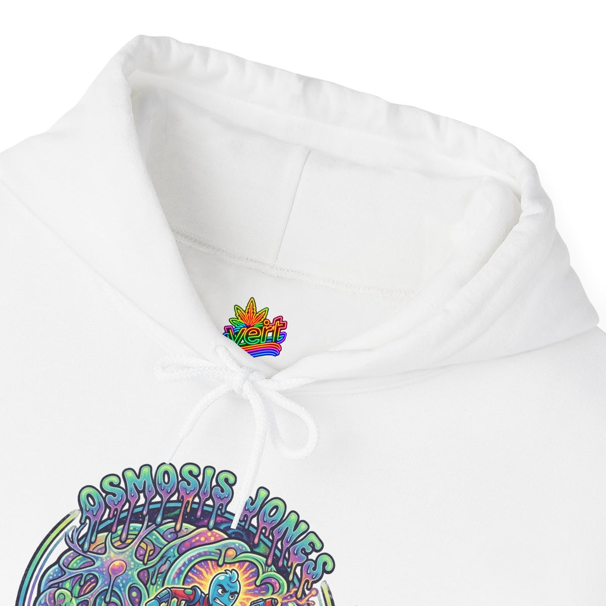 Vert Osmosis Jones Psychedelic Vintage Style Unisex Graphic Hoodie