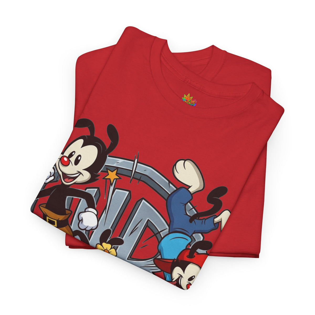 Vert Animaniacs Vintage Style Unisex Cotton Graphic T-Shirt