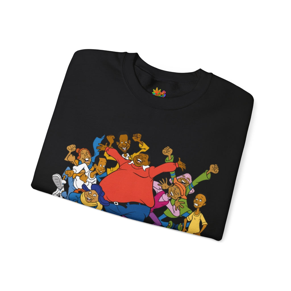 Vert Fat Albert Vintage Style Unisex Graphic Crewneck Sweatshirt