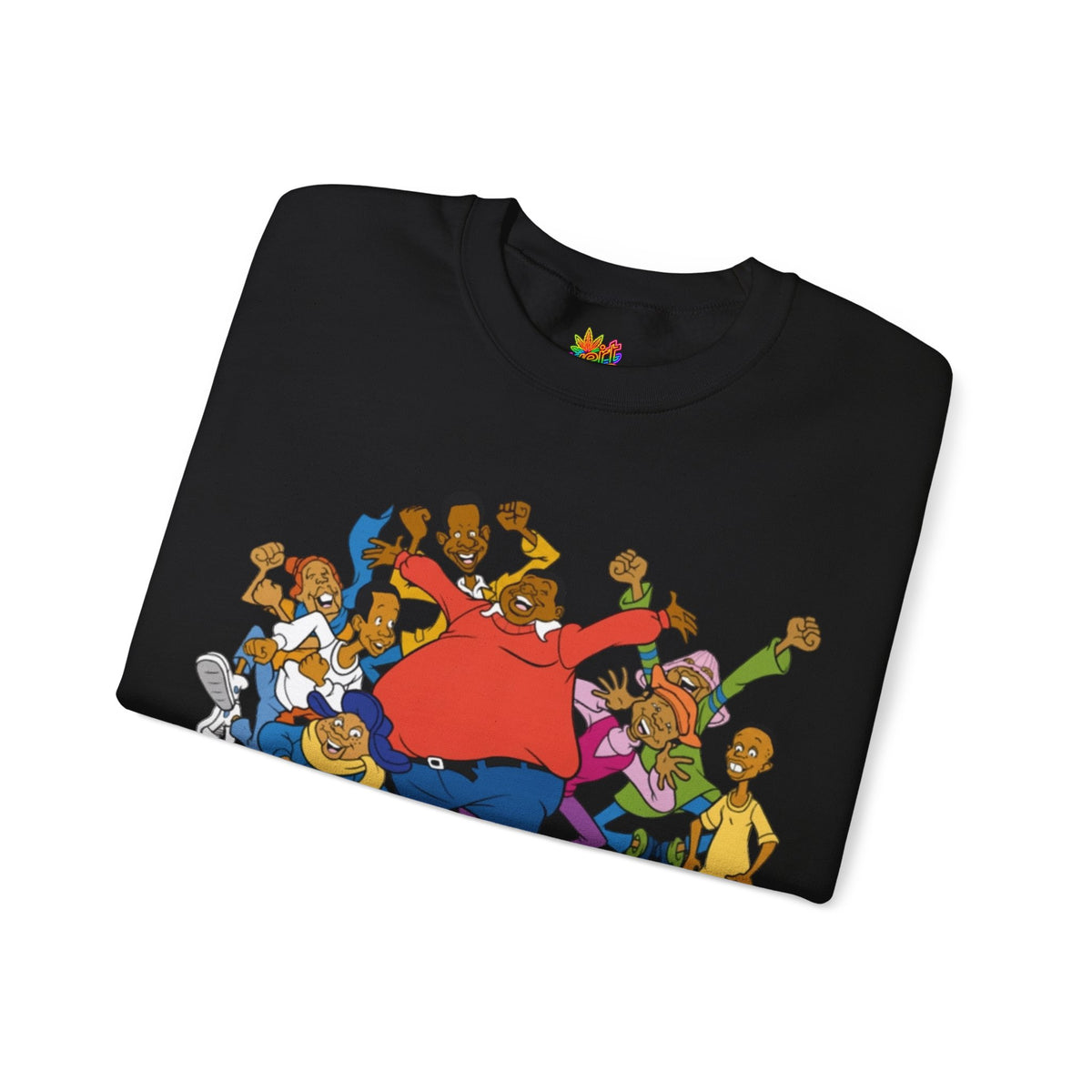 Vert Fat Albert Vintage Style Unisex Graphic Crewneck Sweatshirt