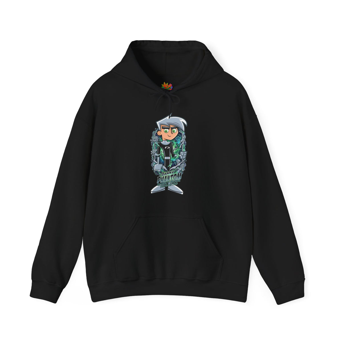 Vert Danny Phantom Vintage Style Unisex Graphic Hoodie