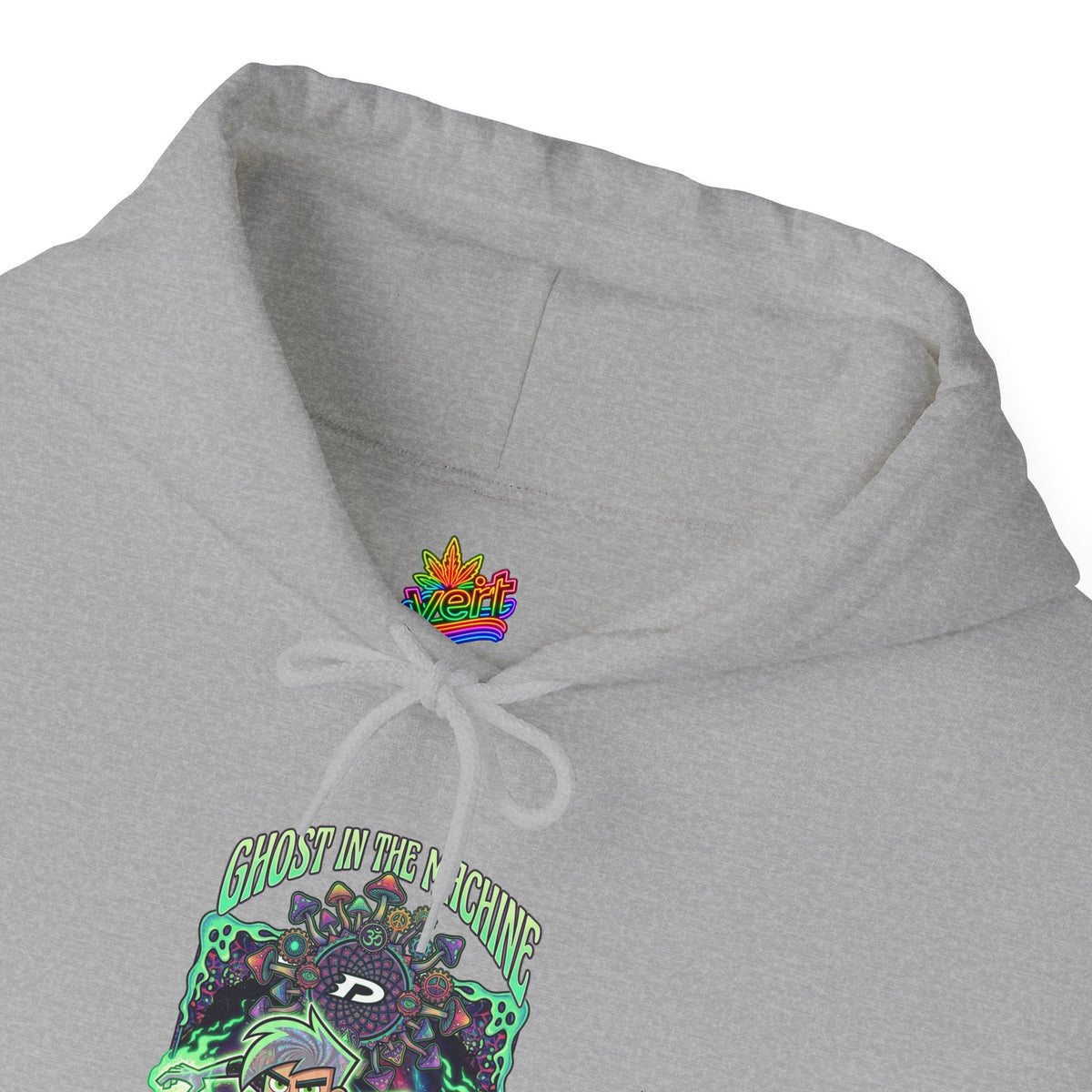 Vert Danny Phantom Psychedelic Vintage Style Unisex Graphic Hoodie