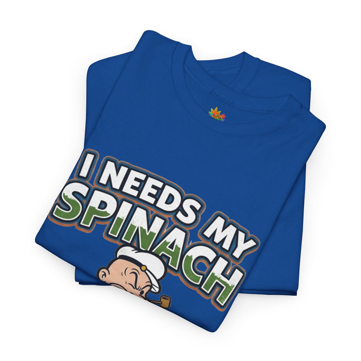 Vert Popeyes Vintage Style Unisex Graphic Cotton T-Shirt
