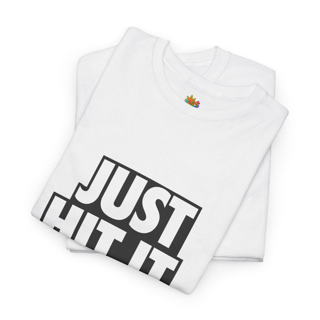 Vert Just Hit It Vintage Style Unisex Cotton Graphic T-Shirt