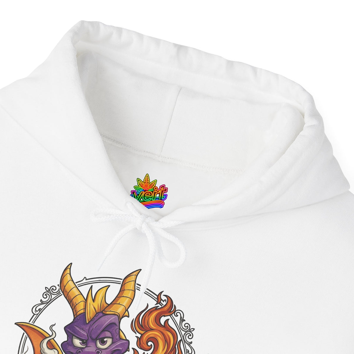 Vert Spyro Smoker Vintage Style Unisex Graphic Hoodie