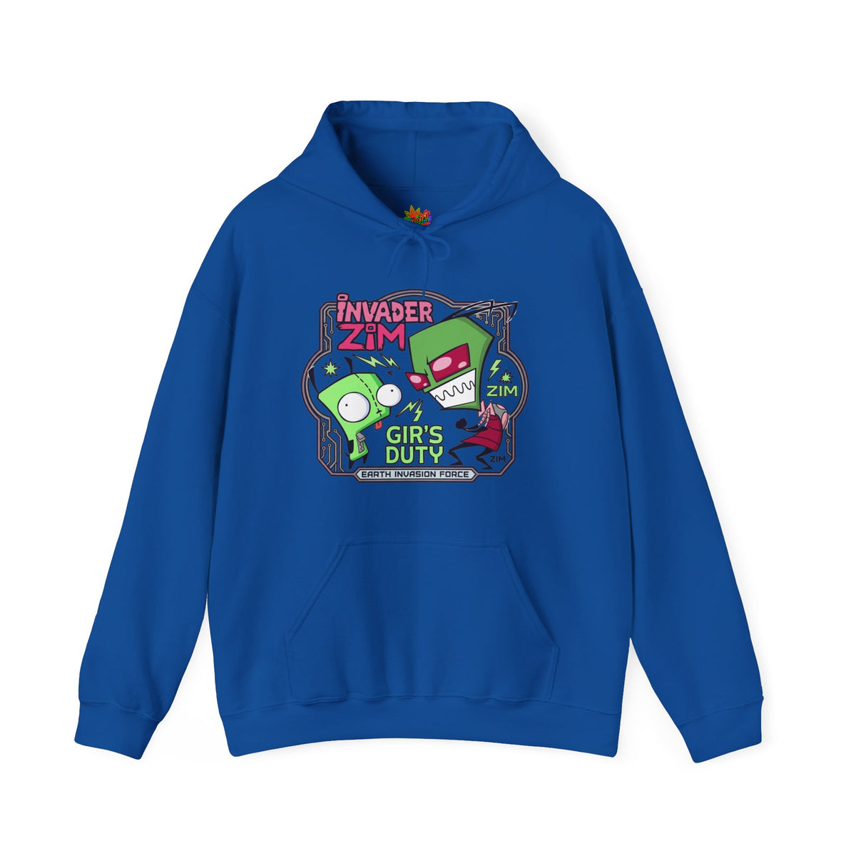 Vert Invader Zim Vintage Style Unisex Graphic Hoodie