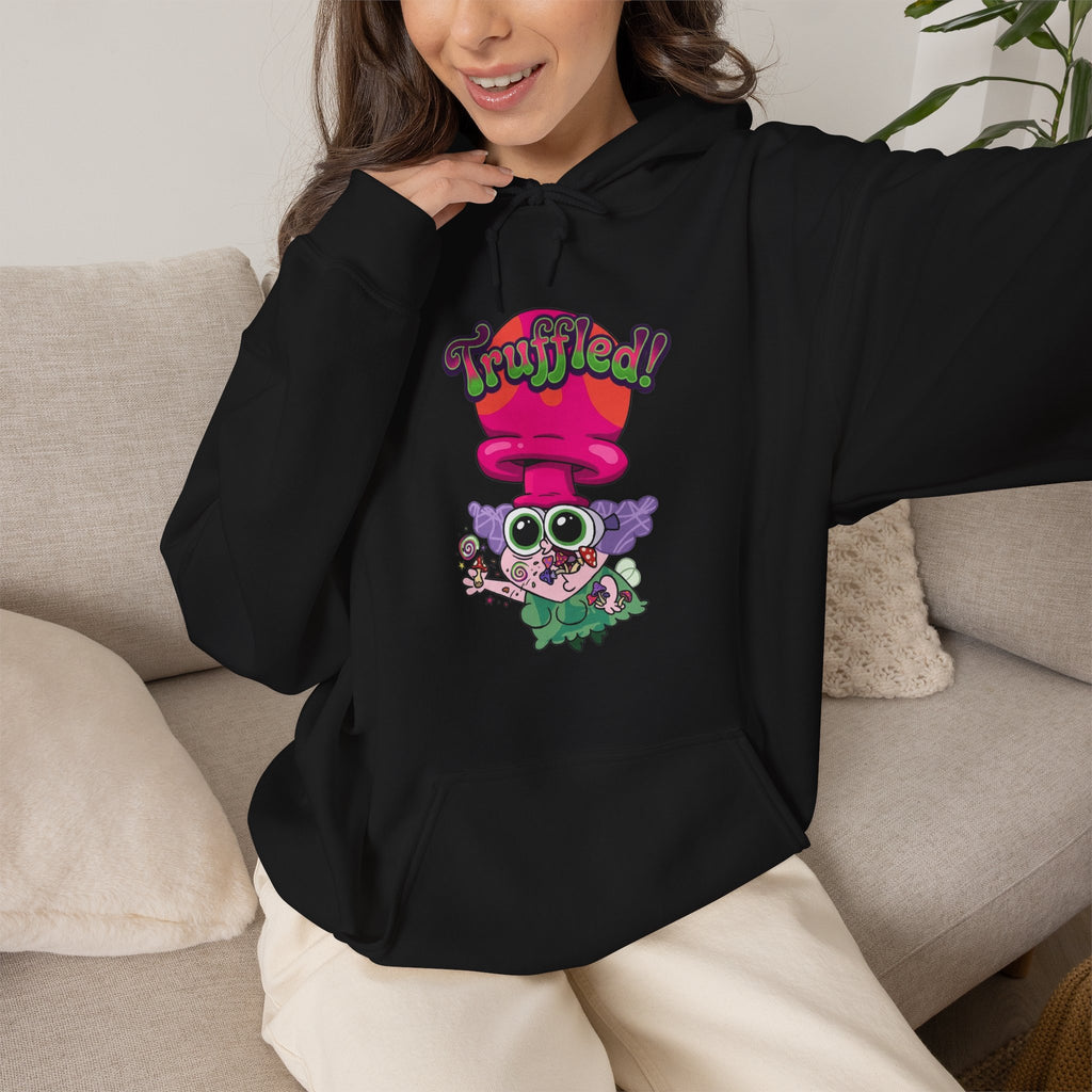 Vert Truffles Psychedelic Vintage Style Unisex Graphic Hoodie