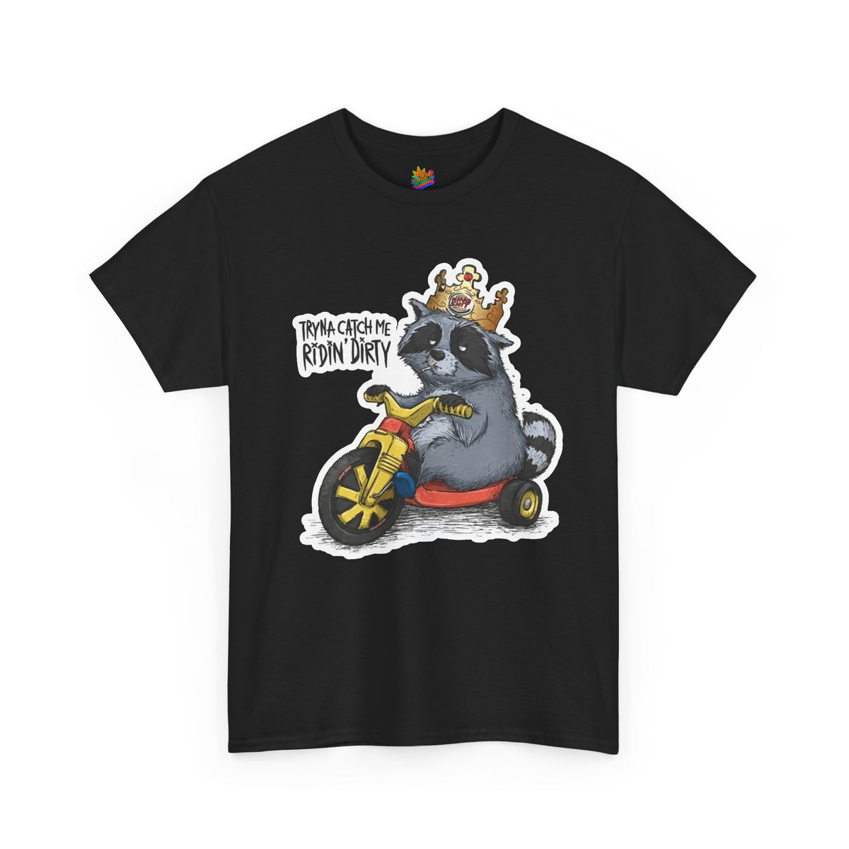 Vert Burger King Parody Vintage Style Unisex Cotton Graphic T-Shirt