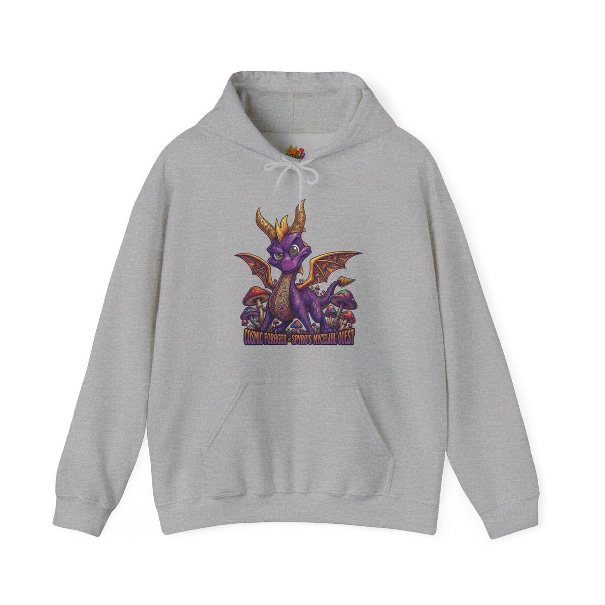 Vert Spyro Psychedelic Vintage Style Unisex Graphic Hoodie