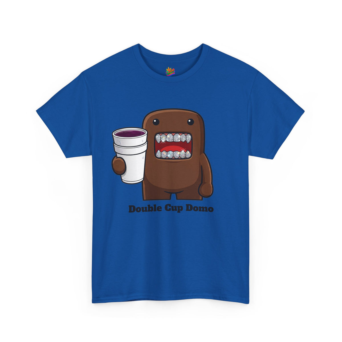 Vert Double Cup Domo Vintage Style Unisex Cotton Graphic T-Shirt
