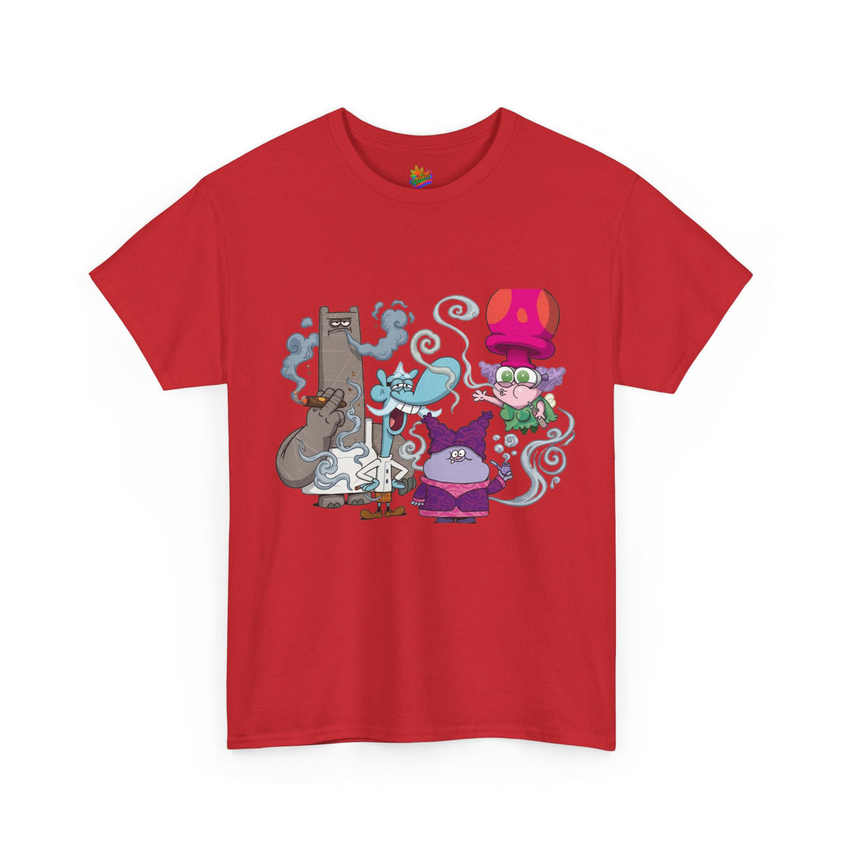 Vert Chowder Smoker Vintage Style Unisex Cotton Graphic T-Shirt