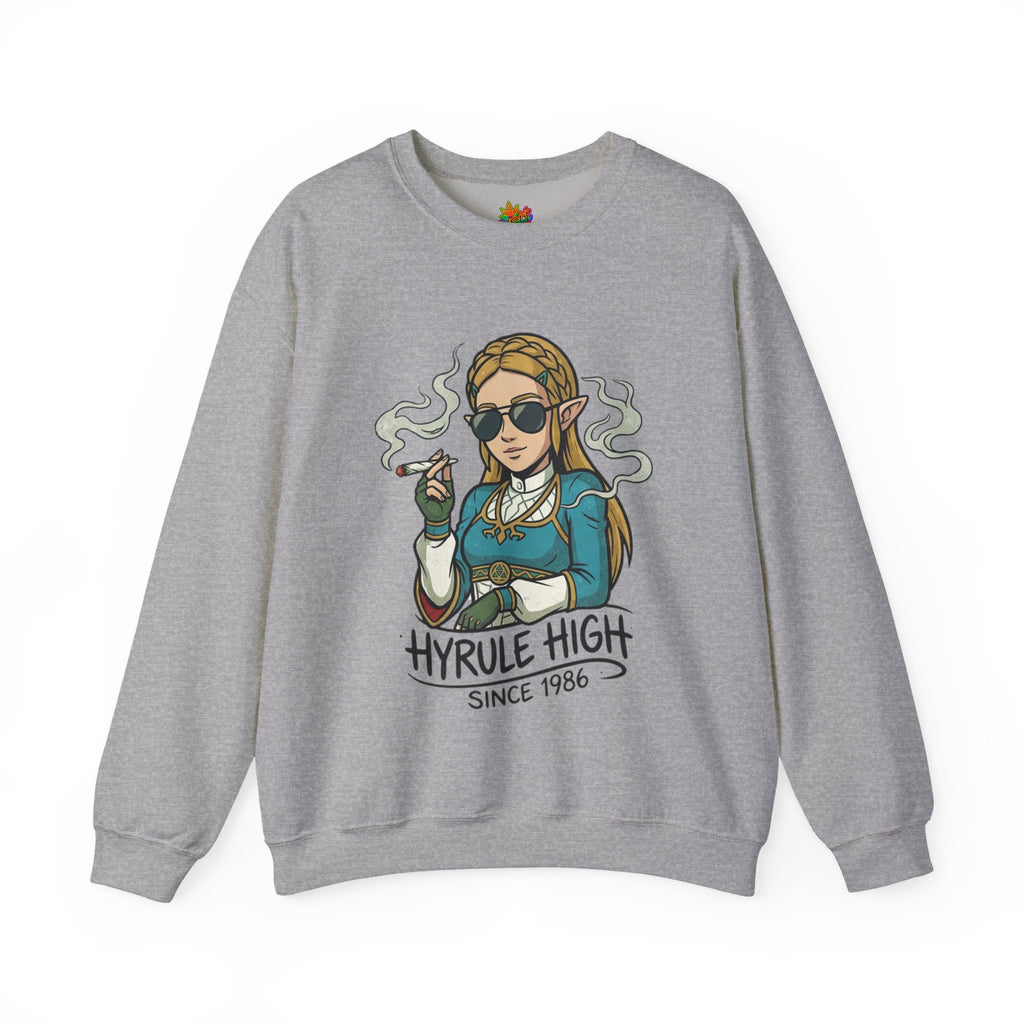Vert Helda Vintage Style Unisex Graphic Crewneck Sweatshirt