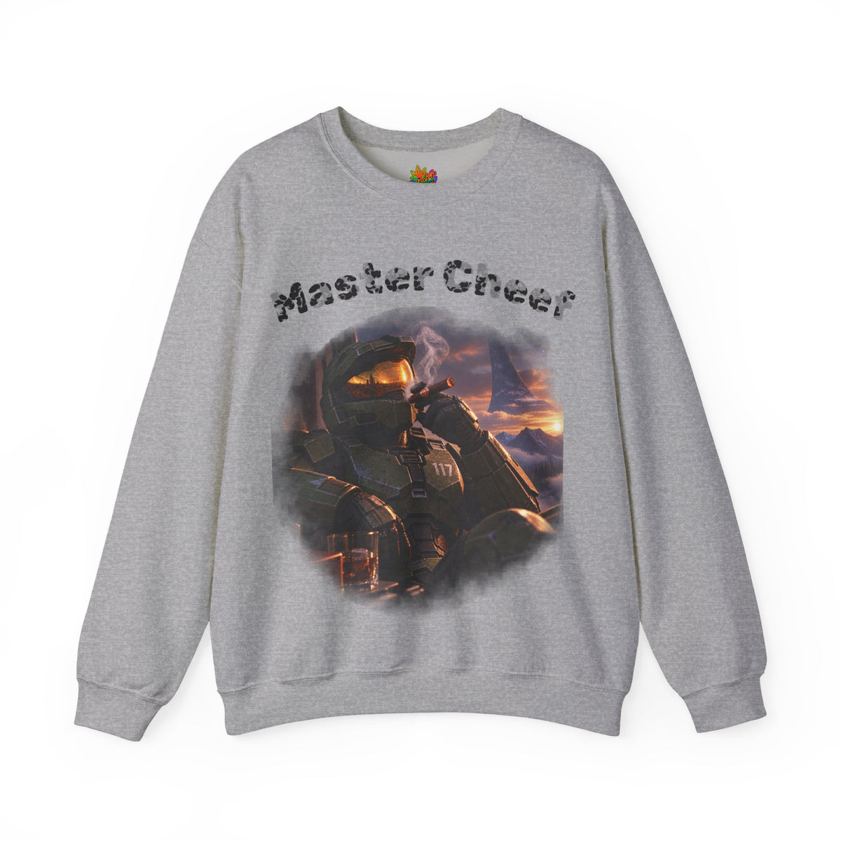 Vert Master Cheef Vintage Style Unisex Graphic Crewneck Sweatshirt