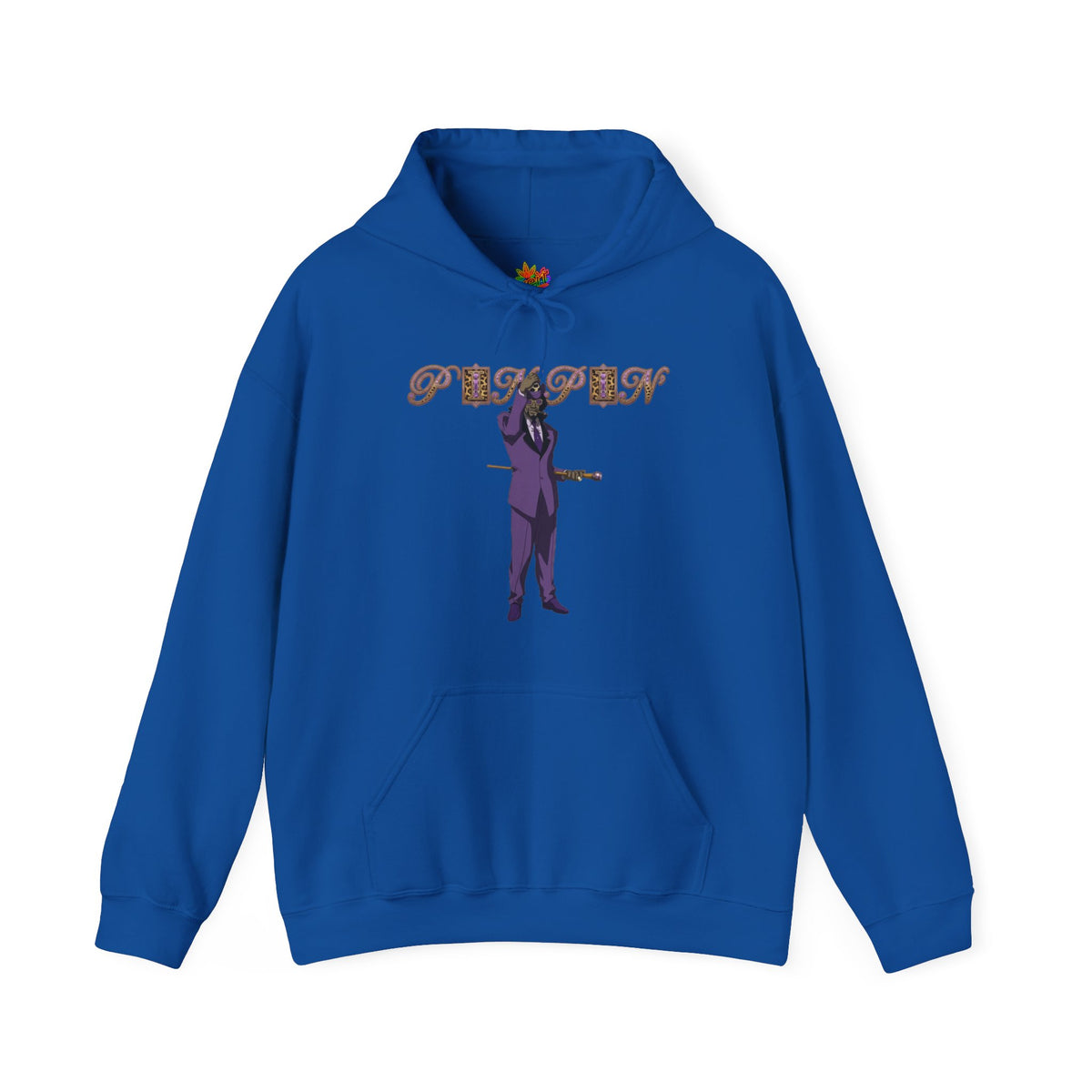 Vert Pimp Named Slickback Vintage Style Unisex Graphic Hoodie