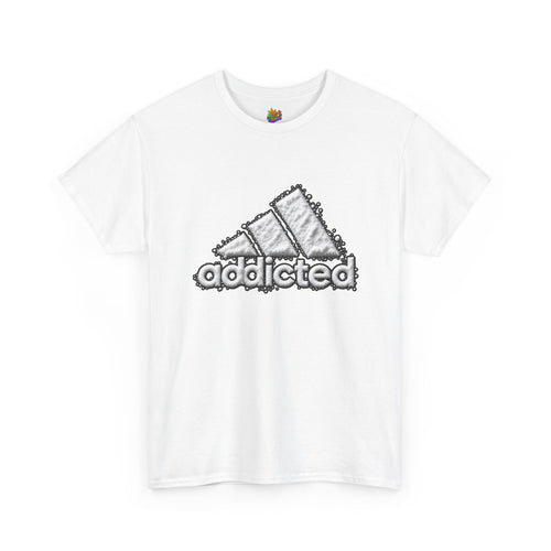 Vert Addicted Vintage Style Unisex Cotton Graphic T-Shirt