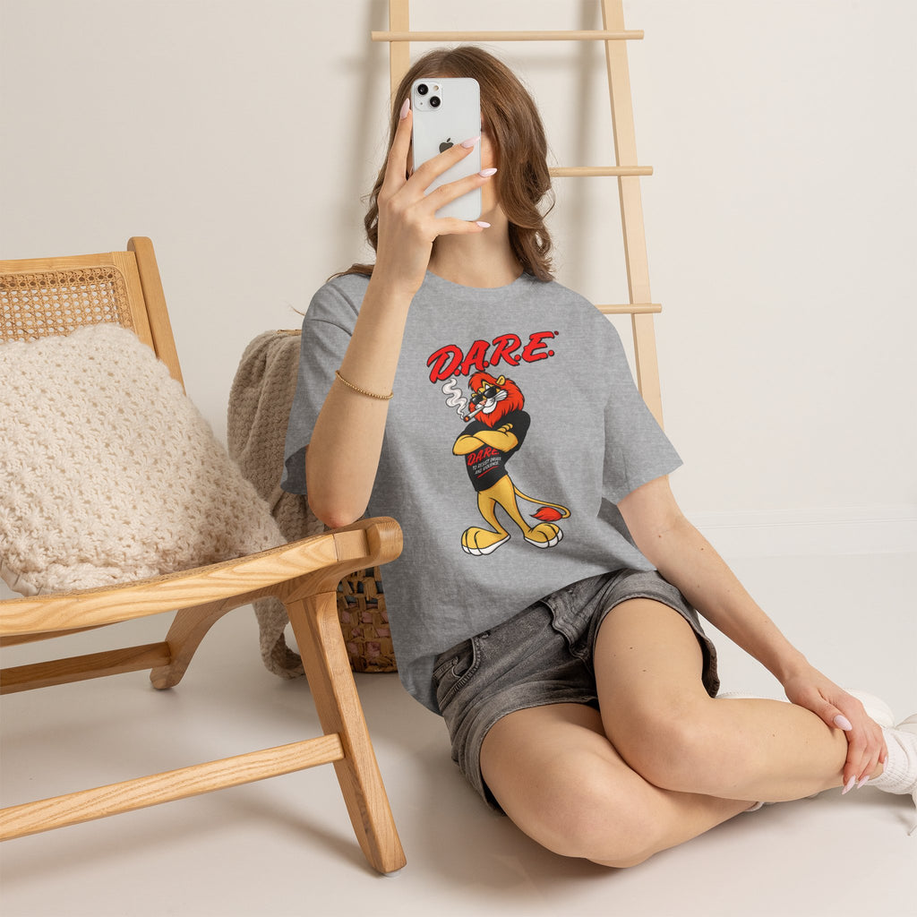 Vert D.A.R.E Vintage Style Unisex Cotton Graphic T-Shirt