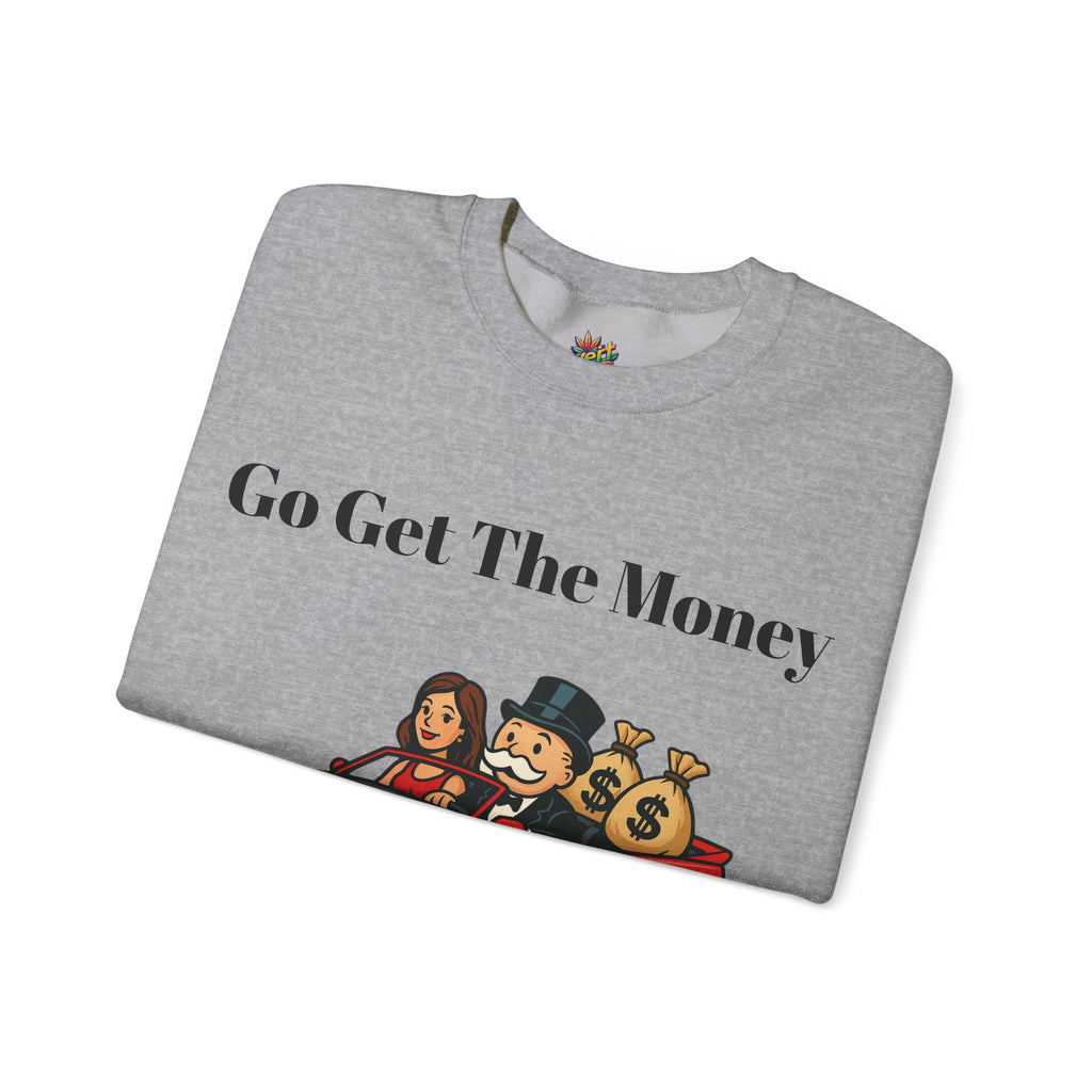 Vert Monopoly Man Vintage Style Unisex Graphic Crewneck Sweatshirt