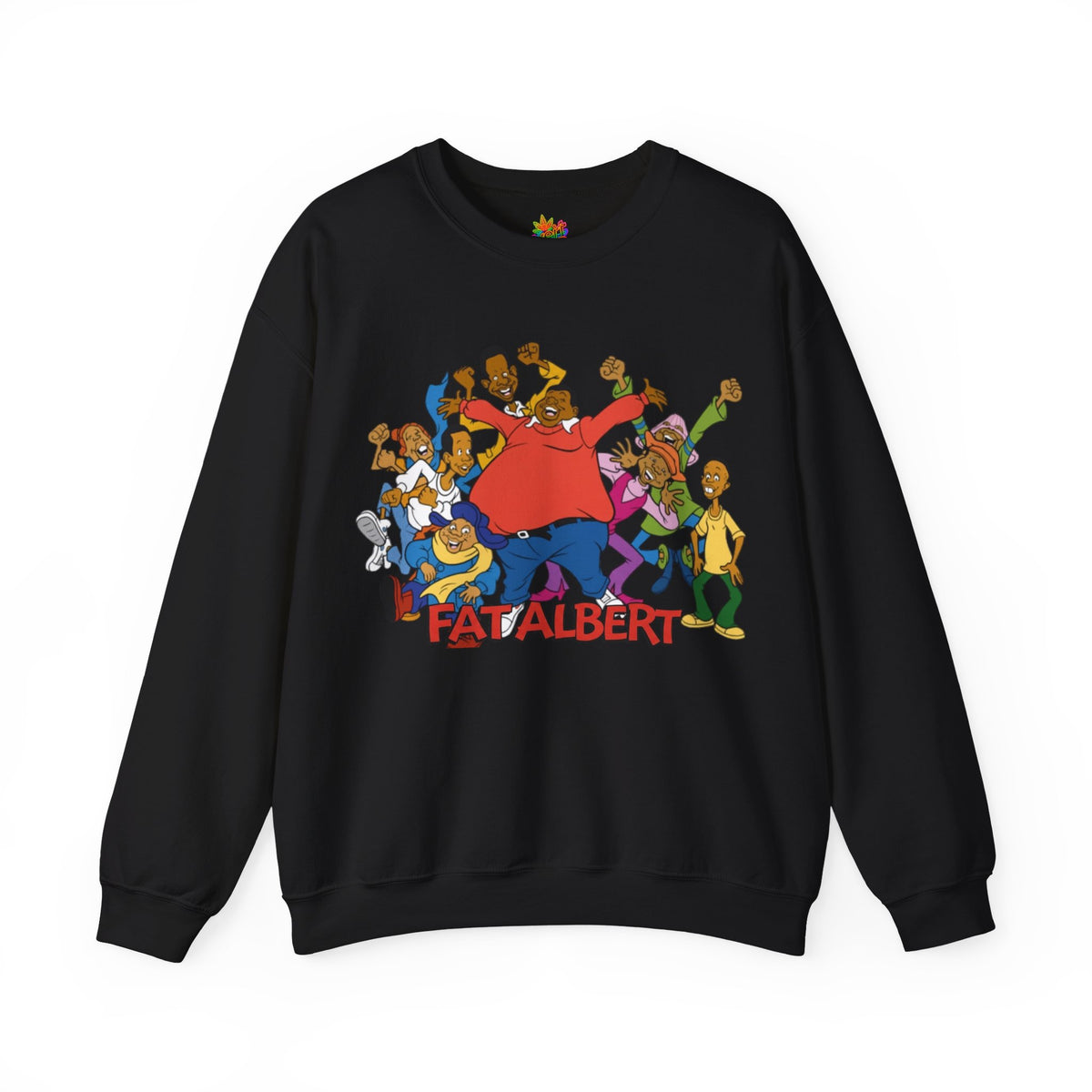 Vert Fat Albert Vintage Style Unisex Graphic Crewneck Sweatshirt