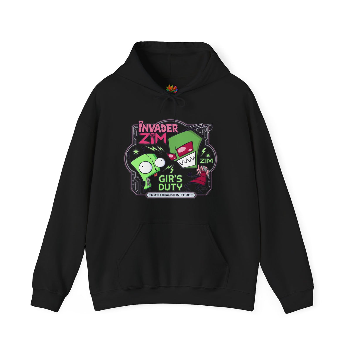 Vert Invader Zim Vintage Style Unisex Graphic Hoodie
