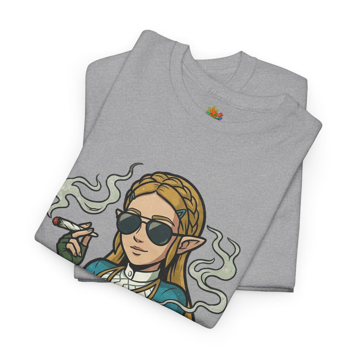 Vert Helda Vintage Style Unisex Cotton Graphic T-Shirt