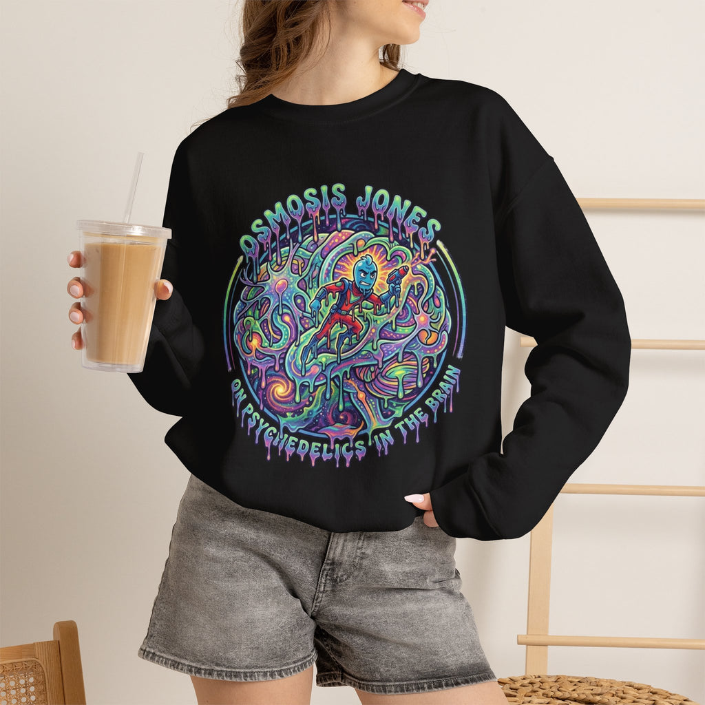 Vert Osmosis Jones Psychedelics Vintage Style Unisex Graphic Crewneck Sweatshirt