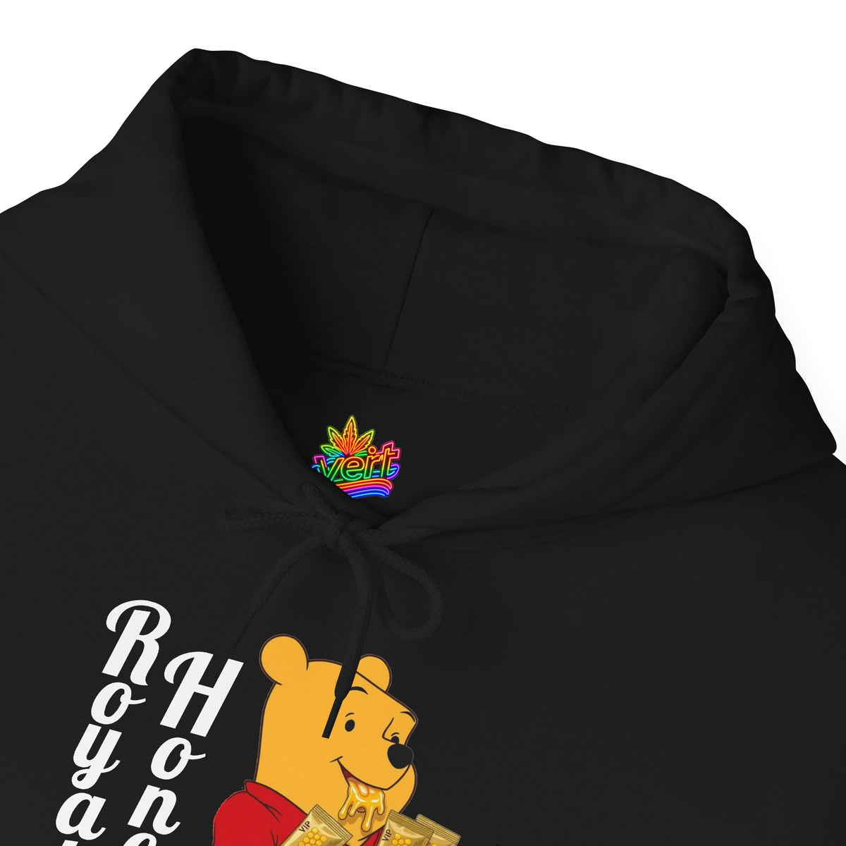 Vert Winnie The Pooh "Royal Honey" Vintage Style Unisex Hoodie