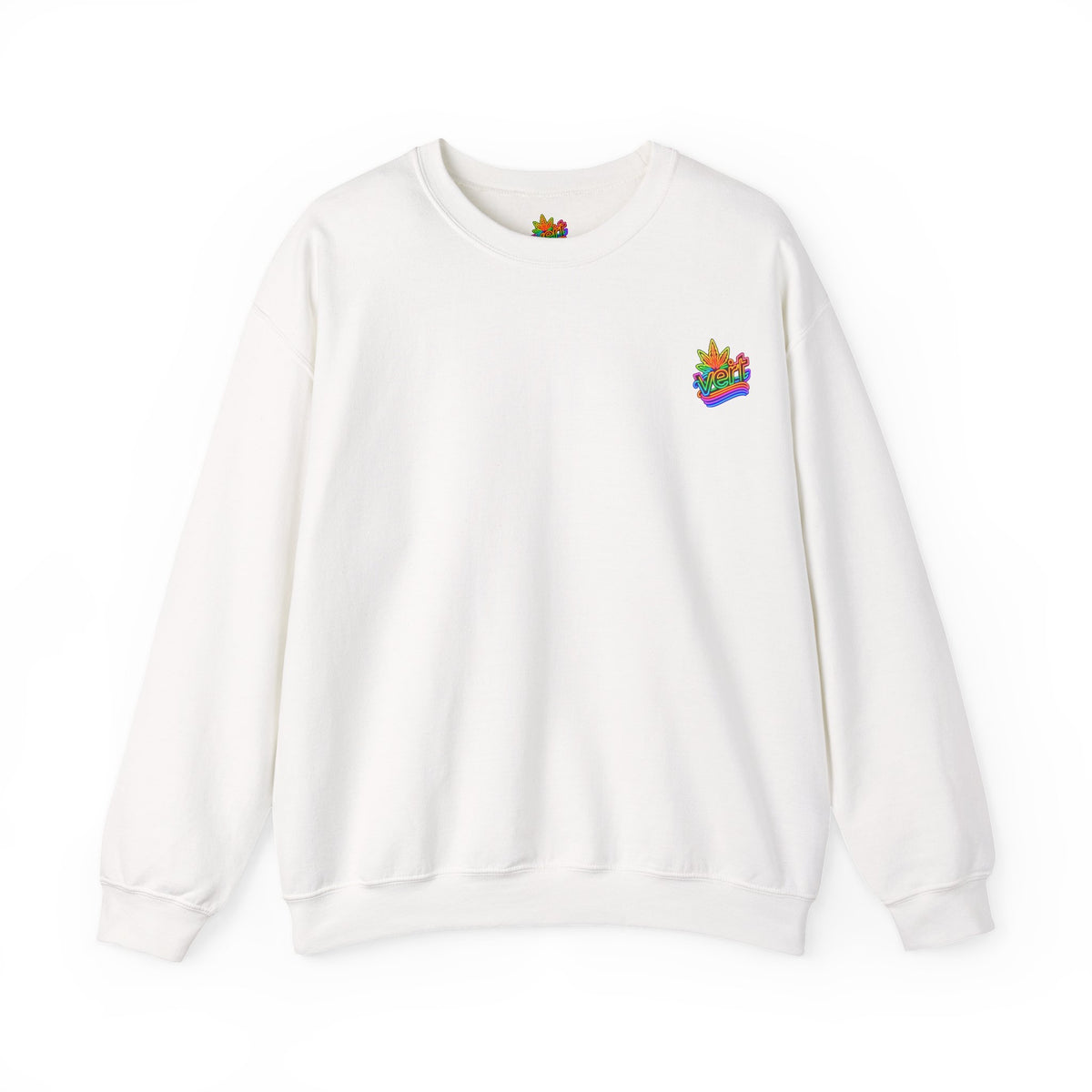 Vert Crested Neon Logo Vintage Style Unisex Graphic Crewneck Sweatshirt