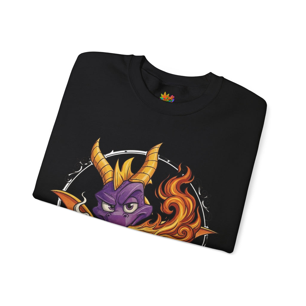 Vert Spyro Smoker Vintage Style Unisex Graphic Crewneck Sweatshirt