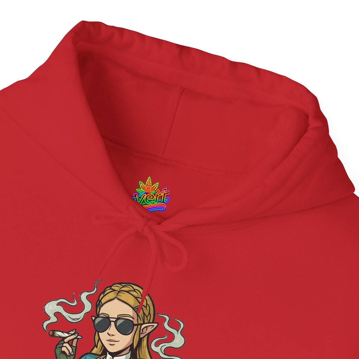 Vert Helda Vintage Style Unisex Graphic Hoodie