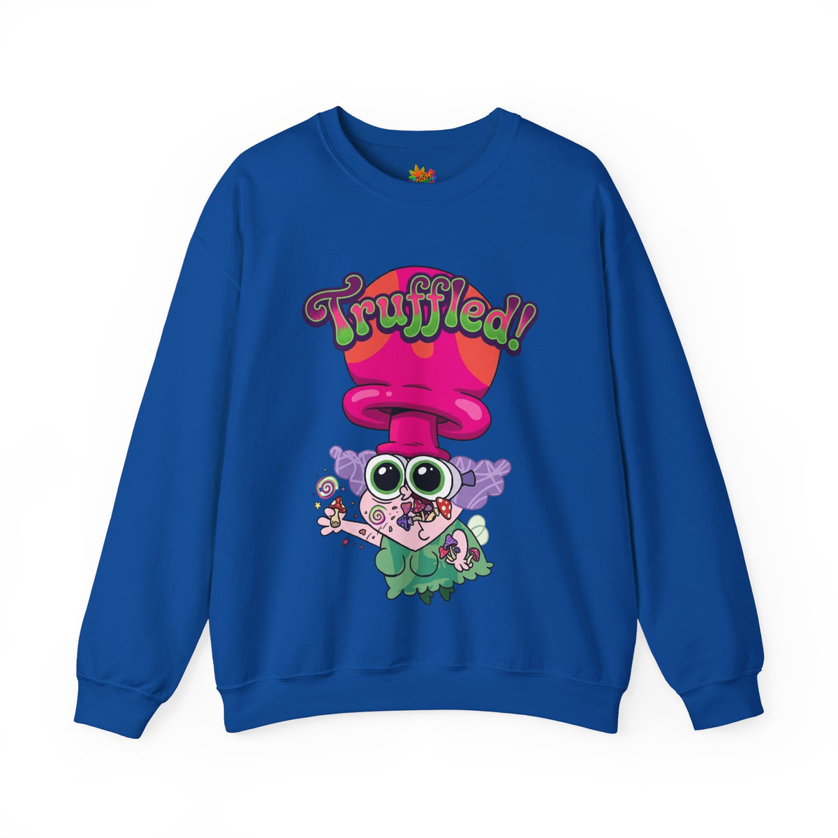Vert Truffles Psychedelic Vintage Style Unisex Graphic Crewneck Sweatshirt