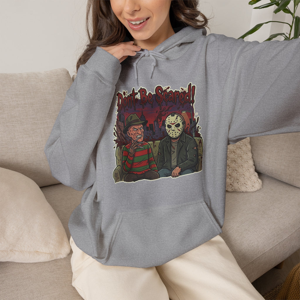 Vert Freddy & Jason Vintage Style Unisex Graphic Hoodie