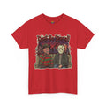 Vert Freddy & Jason Vintage Style Unisex Cotton Graphic T-Shirt