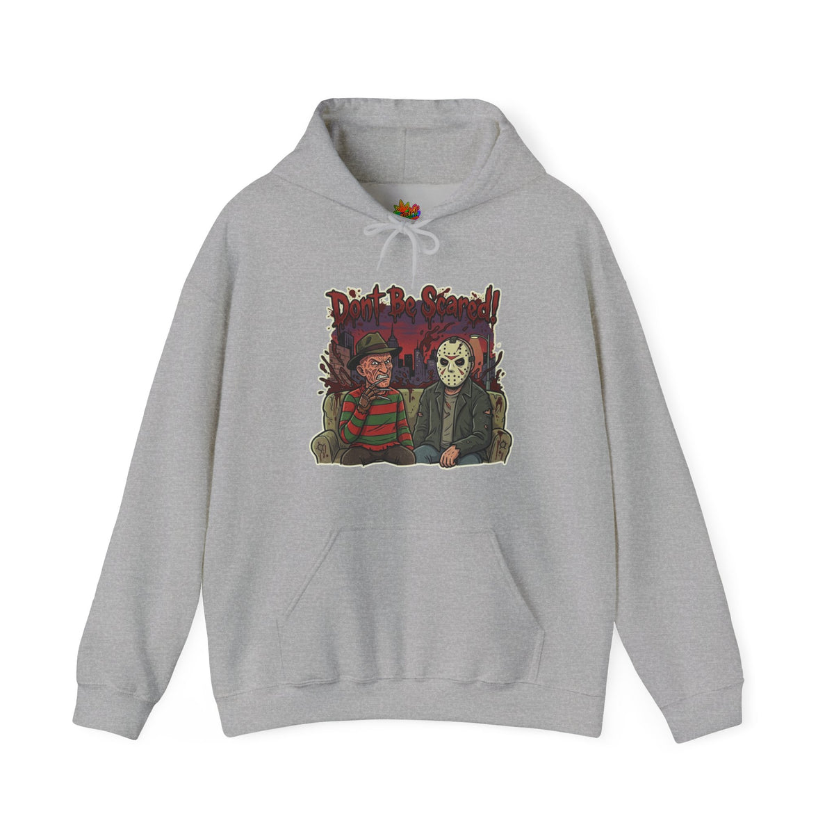 Vert Freddy & Jason Vintage Style Unisex Graphic Hoodie