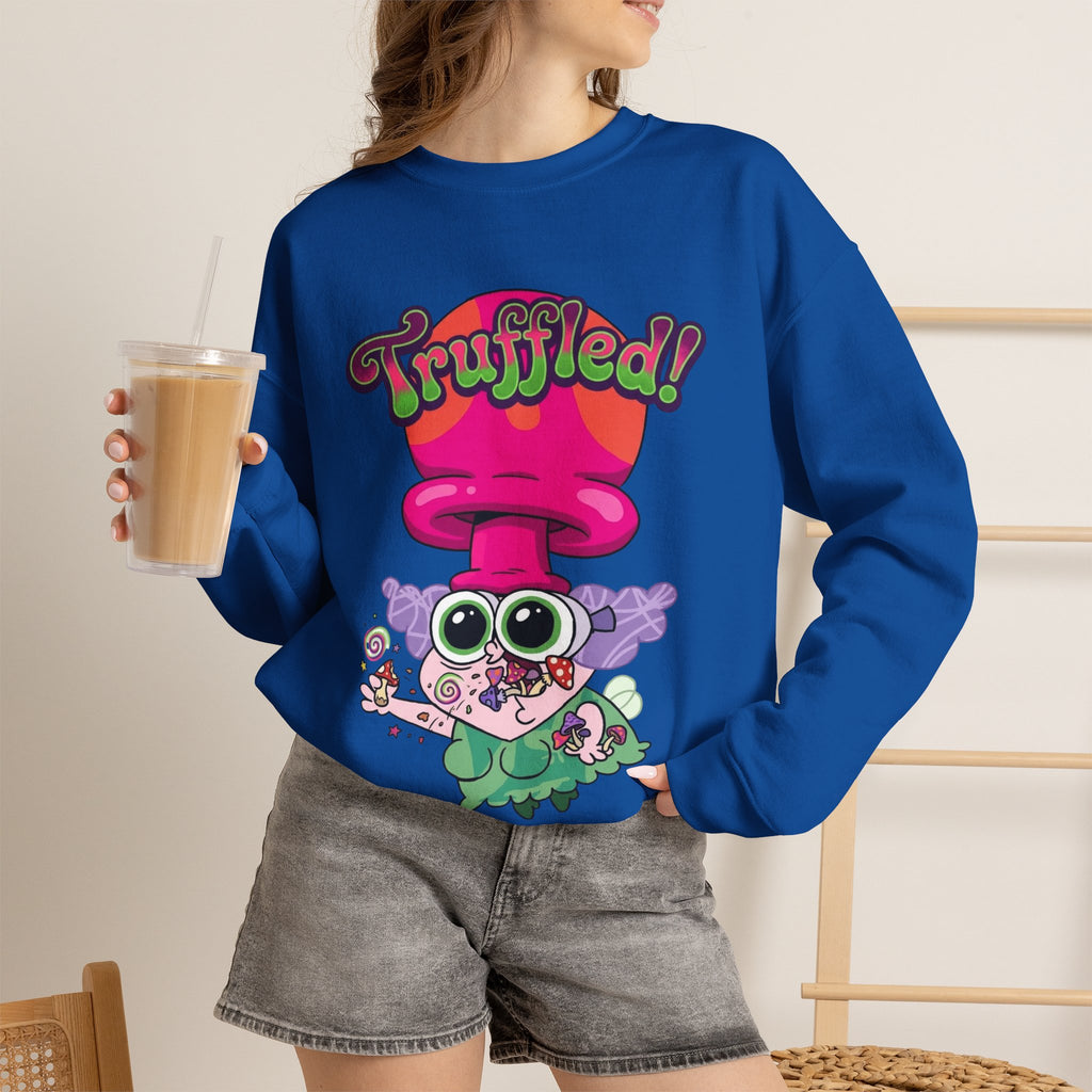 Vert Truffles Psychedelic Vintage Style Unisex Graphic Crewneck Sweatshirt