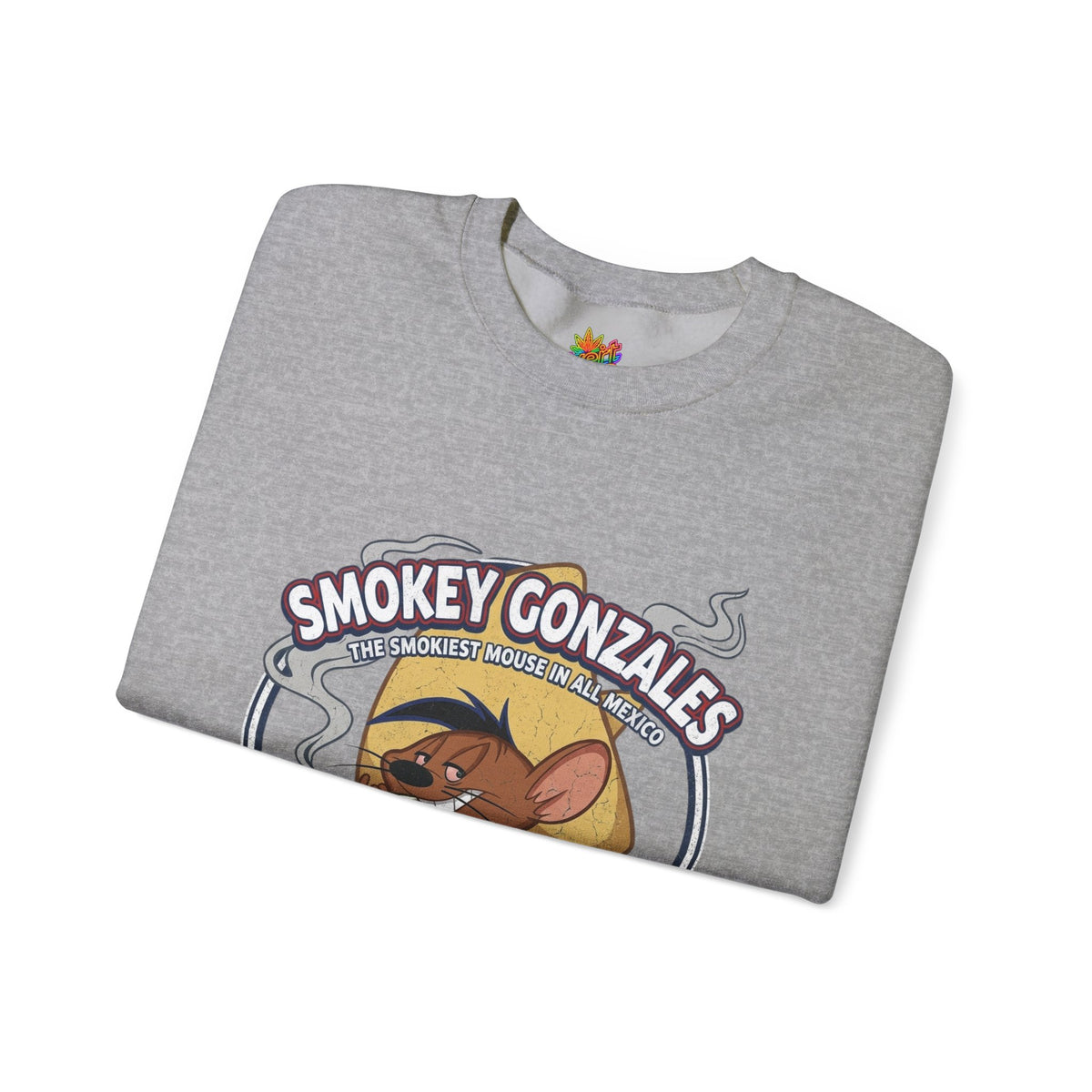 Vert Speedy Gonzales Smoker Vintage Style Unisex Graphic Crewneck Sweatshirt